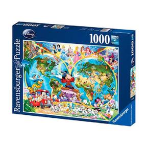 - Puzzle 1000 Piezas – Mapa De Disney Ravensburger