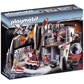 Cuartel General De Agentes Secretos Con Sistema De Alarma Playmobil