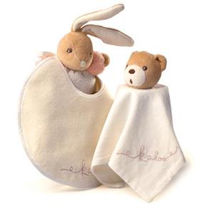 Set Regalo Doudou+babero+minijuguet