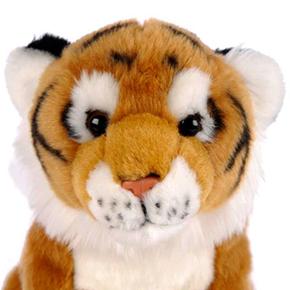 Peluche Tigre Sentado Marr n Animal Alley