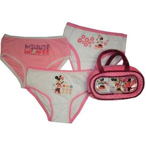 Bolsito Velvet 3 Braguitas Minnie – 6 Años