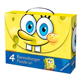 Ravensburger – 4 Puzzles En Maleta Bob Esponja