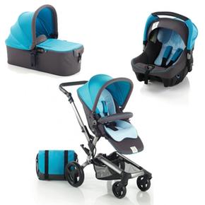 Conjunto De Sillita De Paseo Rider Strata Micro Soft Aqua