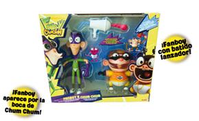 Fanboy & Chum Chum Pack 2 Figuras Con Bote Lanzador