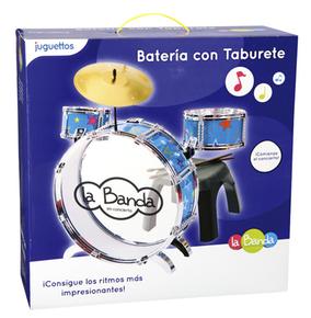 La Banda Batería Con Taburete