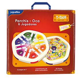 T-toca Parchís/oca Automático Magnético 6 Jugadores
