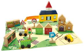 De Piezas Y Pueblo Nenittos Granja Madera 60 T1FK3lJc