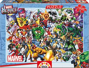 Puzzle Adulto 1000 Piezas Los Héroes De Marvel