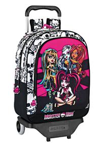 Monster High Mochila Grande Con Ruedas