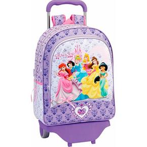 Mochila Con Ruedas Extraíbles Princesas Disney