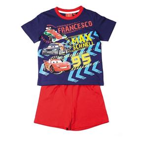 Cars – Pijama Verano Azul Oscuro Y Rojo 6 Años