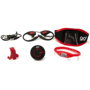 Mp3 2gb Negro-rojo + Reloj Sport