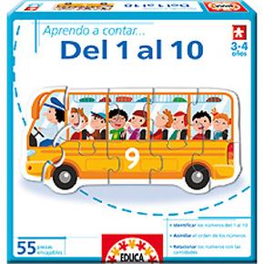 Juego Aprendo A Contar… Del 1 Al 10 Educa Borrás