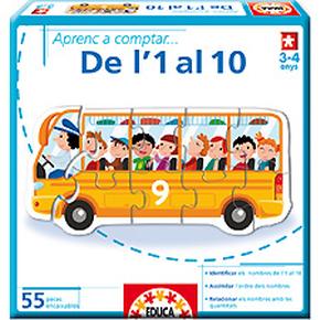 Juego Aprenc A Comptar….de L1 Al 10 Educa Borrás