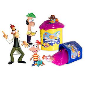 Moco Pedorreta Con Figura Phineas Y Ferb Famosa