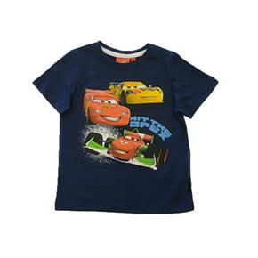 Cars – Camiseta Manga Corta Azul Oscuro 8 Años