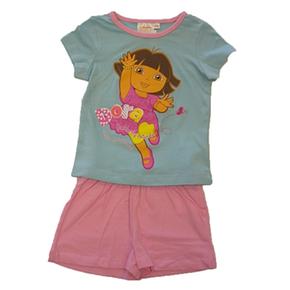 Dora – Pijama Verano Azul Y Rosa 3 Años