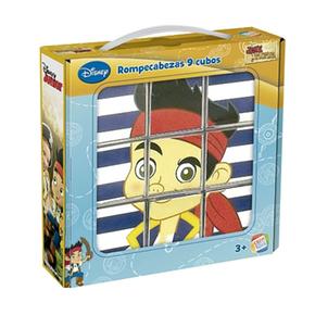 Disney – Jake Y Los Piratas – 9 Cubos Rompecabezas