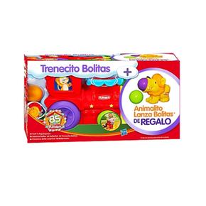 Playskool – Trenecito Bolitas + Animalito Lanzabolas