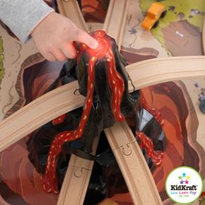 Tren Mesa De Con Set Dinosaurio Y Madera Circuito 8NOkn0wZPX