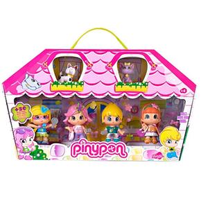 Pin Y Pon Pack 4 Figuras Y 2 Mascotas