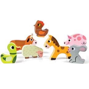 Encajable De Chunky Ferme Puzzle La Granja EHDY29IW
