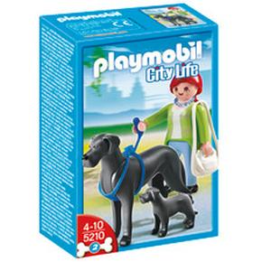 Gran Danés Con Cachorros Playmobil