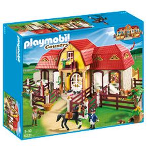 Granja De Ponis Con Establo Playmobil