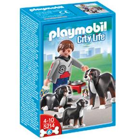 Perros De Montaña Con Cachorros Playmobil