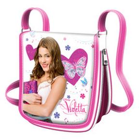 Bolso Bandolera Corazones Violetta