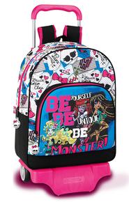 Monster High Mochila Grande Con Ruedas