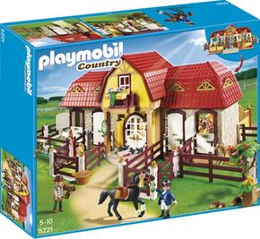 Playmobil Granja De Ponis Con Establo