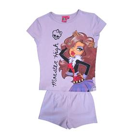 Monster High – Pijama Manga Corta Clawdeen Lila 6 Años