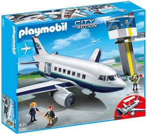 Playmobil Avión De Pasajeros Y Mercancías