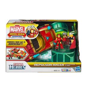 Playskool Heroes – Marvel Iron Man Adventures – Im Deluxe Vehículo Con Figuras