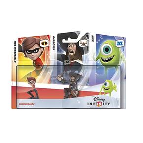 Disney Infinity – Pack 3 Figuritas: Companion (helen, Barbossa, Mike)