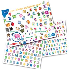 Creart Sticker Alphabet X1000