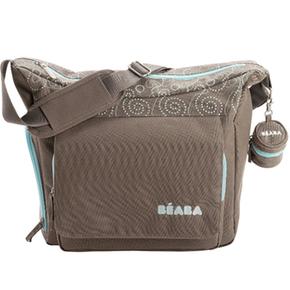 Bolso Cambiador Viena Gris Y Azul Beaba