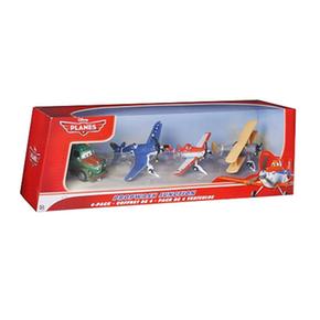 Aviones – Pack De 4 Aviones – Dusty, Skipper, Leadbottom Y Chug