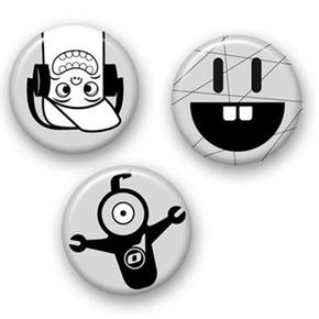 Chapas Decorativas Comic Strip Para Mochila Roller Nikidom