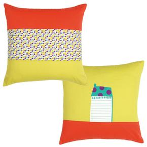 2 Fundas De Cuadrante Casitas 50x50cm Petit Praia