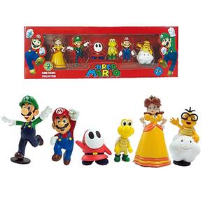 Pack 6 Figuras De Super Mario