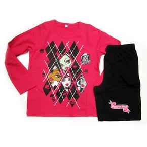 Monster High – Pijama Magenta/negro – Talla 10