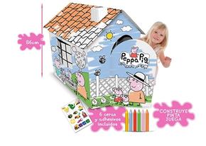 Peppa Pig Casita Pintable