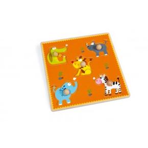 Puzzle Infantil De Animales Scrath