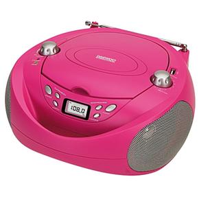 Daewoo – Reproductor Radio Cd-usb Portátil – Rosa