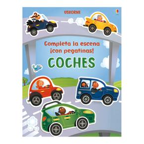 Completa La Escena ¡con Pegatinas! Coches.