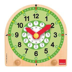 Reloj Escolar De Madera