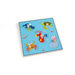 Puzzle Infantil Animales Marinos Scrath