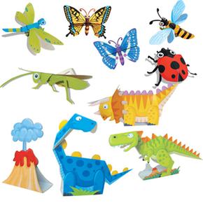 Model-paper Animal 3d